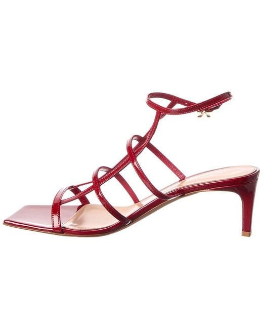 Gianvito Rossi Pink Mondry 55 Patent Sandal