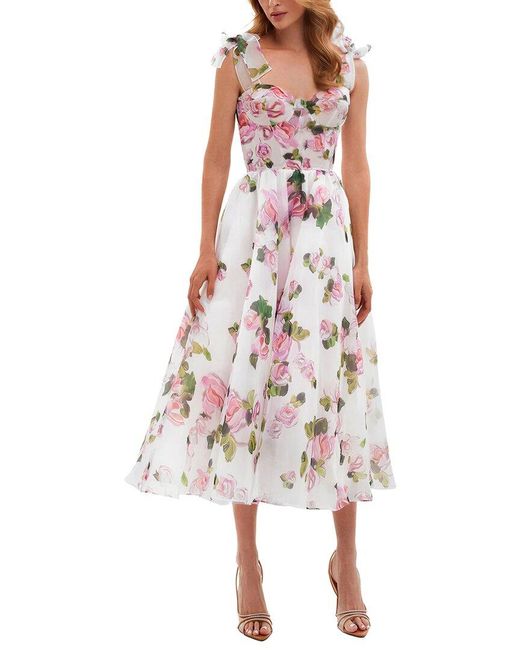 Homeyee White Midi Dress