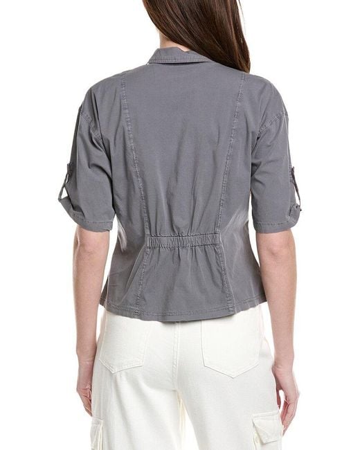 XCVI Gray Tammen Shacket
