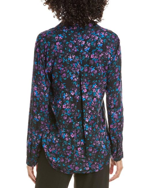 Bella Dahl Blue Classic Button Down Shirt