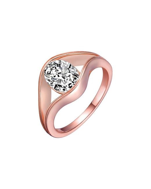 Genevive Jewelry White Engagement Ring