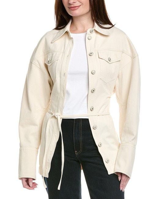 Max Mara Natural Sportmax Biblios Denim Jacket