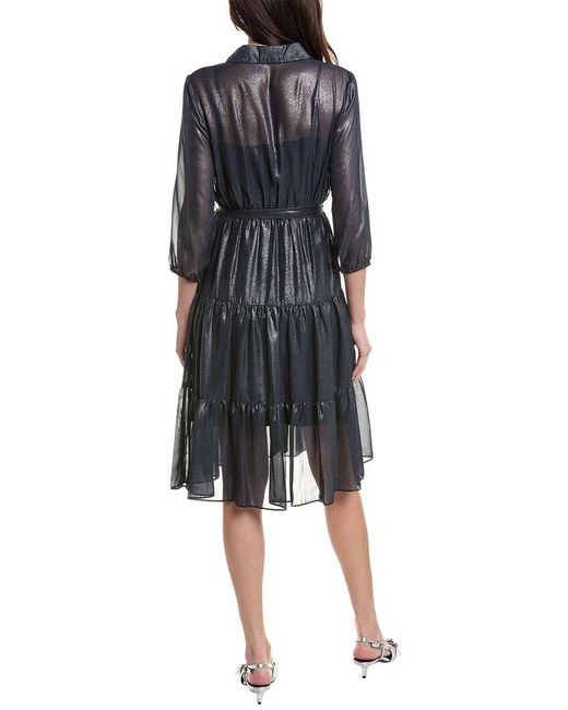 Nanette Lepore Black Midi Dress