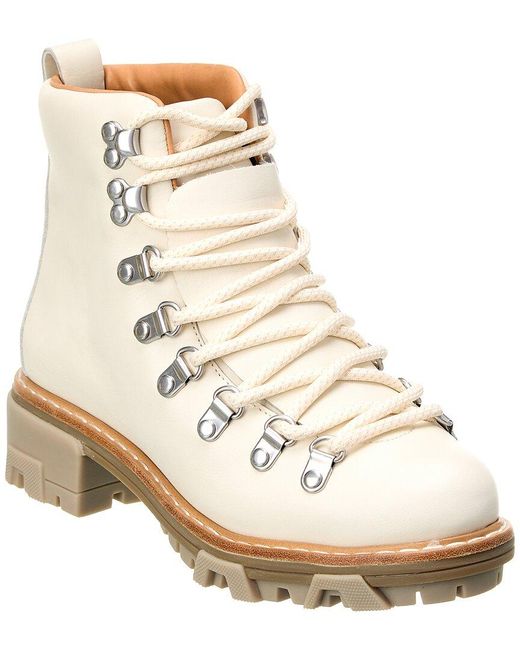Rag & Bone Natural Shiloh Hiker Leather Boot