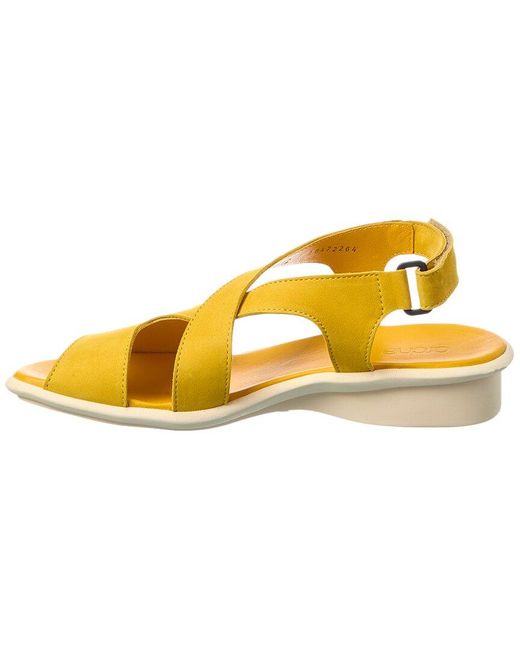 Arche Yellow Saolya Leather Sandal