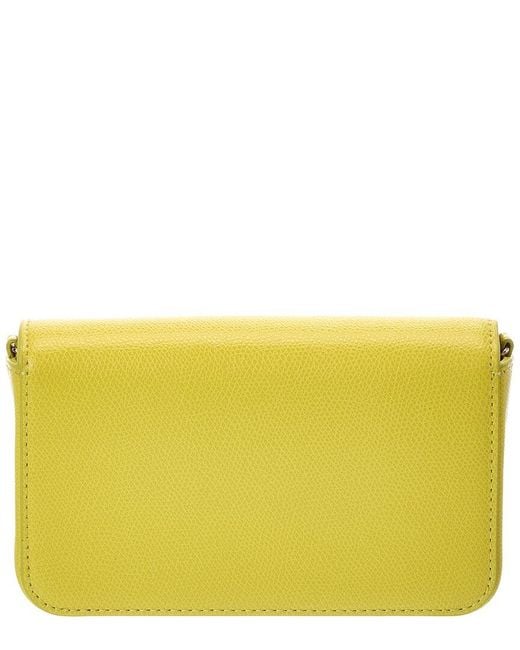 Furla Yellow 1927 Leather Mini Bag