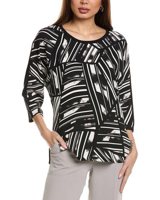 Joseph Ribkoff Black Dolman Top