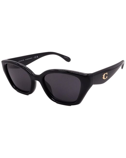 COACH Black Hc8434U 53Mm Sunglasses