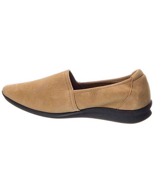 Arche Brown Nasdry Leather Flat