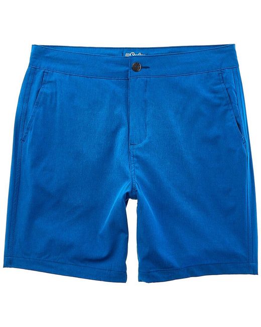 Mr. Swim Blue Hybrid Swim Short for men