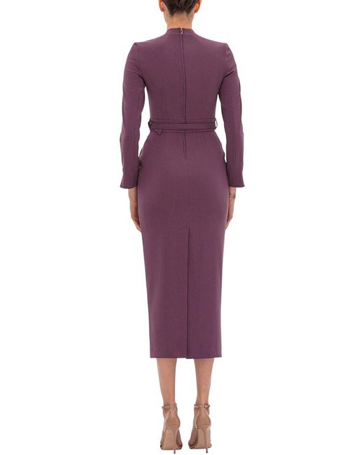 BGL Purple Midi Dress