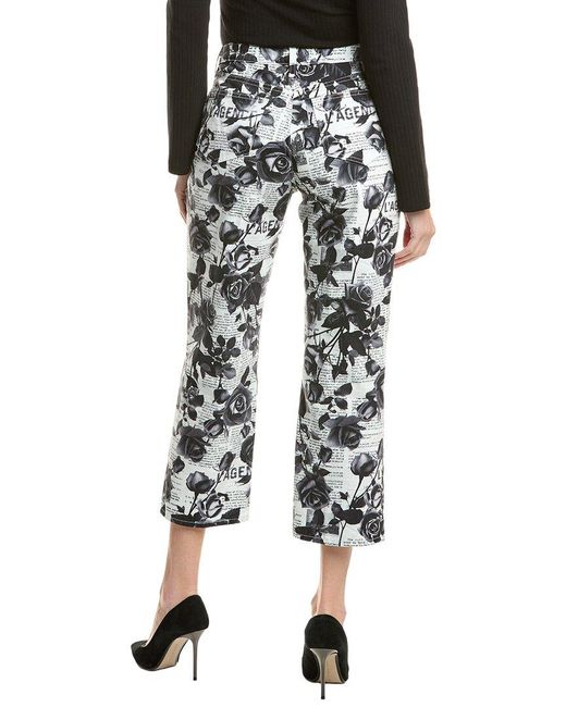 L'Agence Black June Ultra High-Rise Crop Stovepipe Jean
