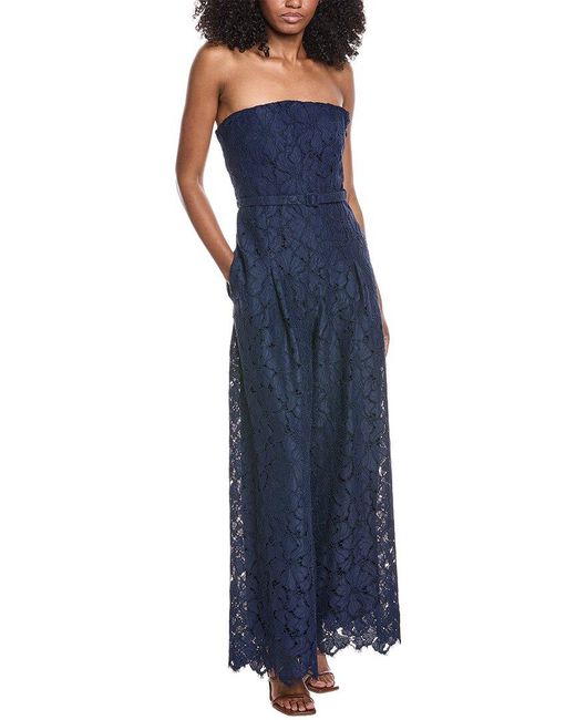 Jonathan Simkhai Blue Rebecca Jumpsuit