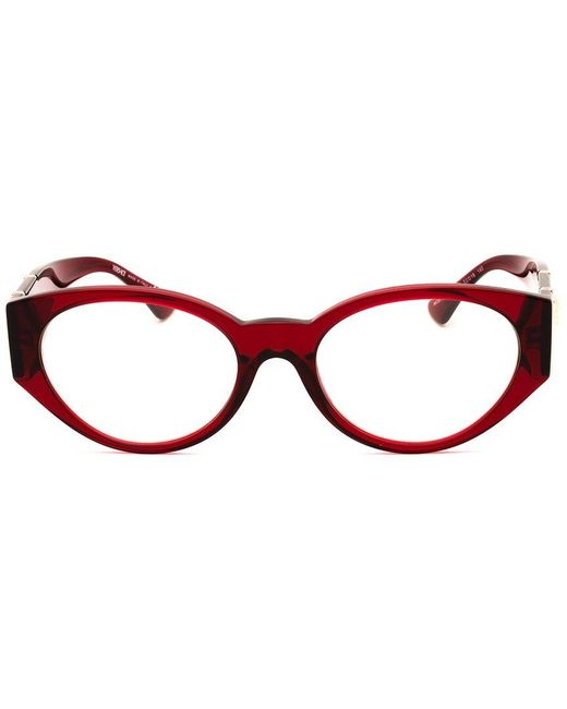 Versace Red 0Ve3345 52Mm Optical Frames