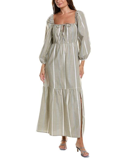 Garrie B Gray Maxi Dress