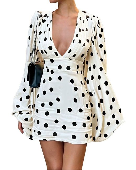 Linda Charm White Mini Dress