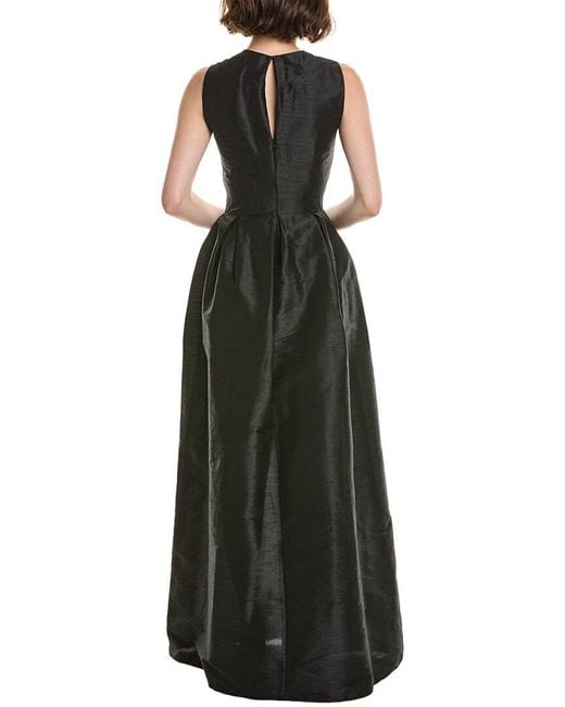 Issue New York Green Silk-Blend Gown
