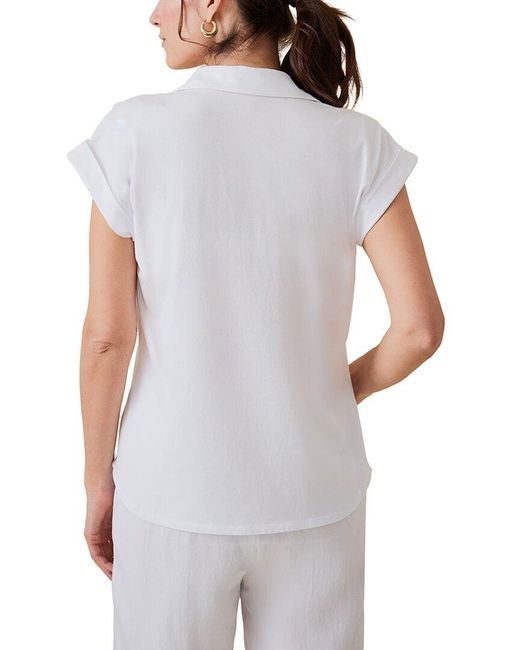 J.McLaughlin White Luca Top