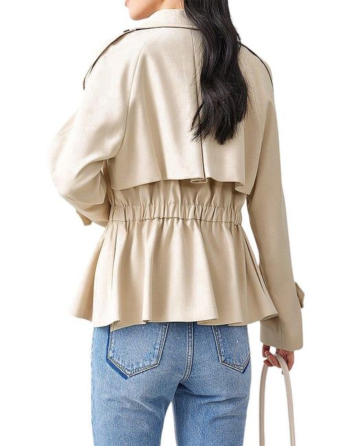 OUNIXUE Natural Windbreaker