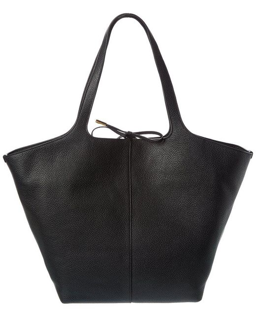 Vince Black Meadow Leather Tote