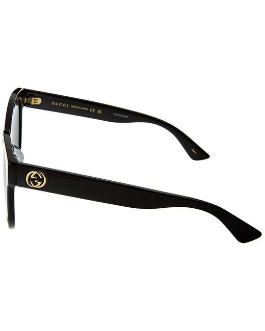 Gucci Black GG0035SAN 56mm Sunglasses
