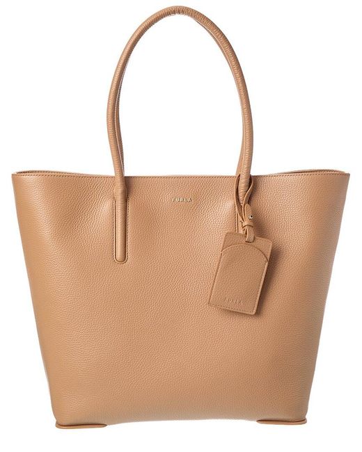 Furla Brown Atmosfera Large Leather Tote
