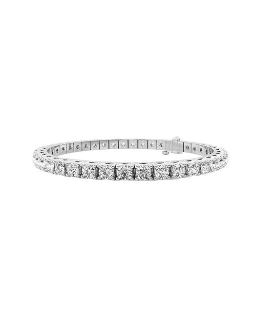 Diana M White Diana M. Fine Jewelry 14K 9.00 Ct. Tw. Lab Grown Diamond Tennis Bracelet