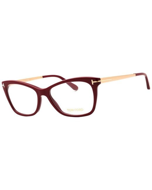 Tom Ford Red 52Mm Optical Frames