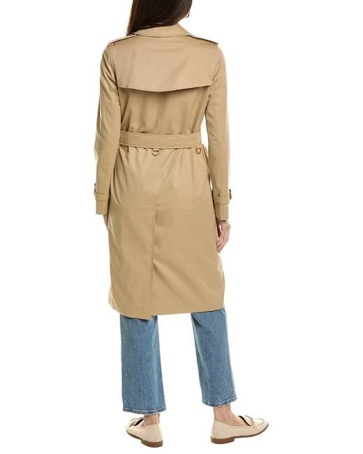 Burberry Natural Double Breasted Trench Coat