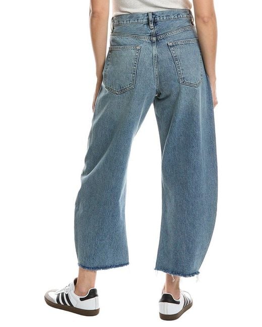 FRAME Blue The Bubble Crop Jean