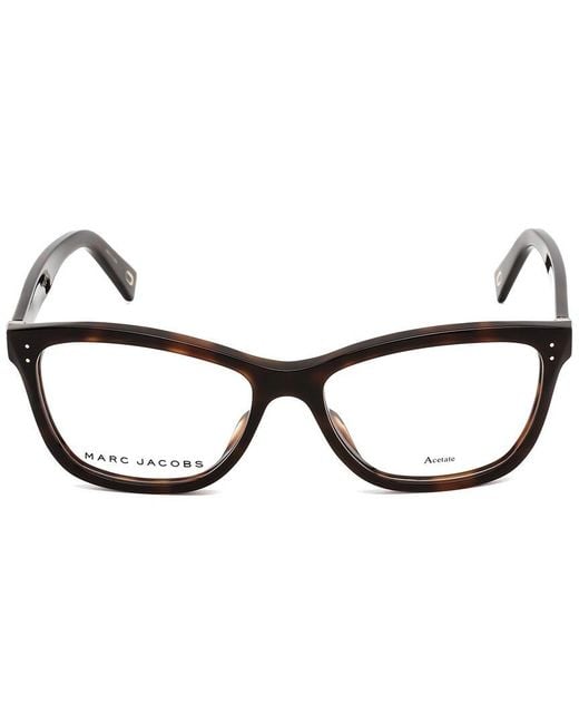 Marc Jacobs Black Round Optical Frames with Logo Arms