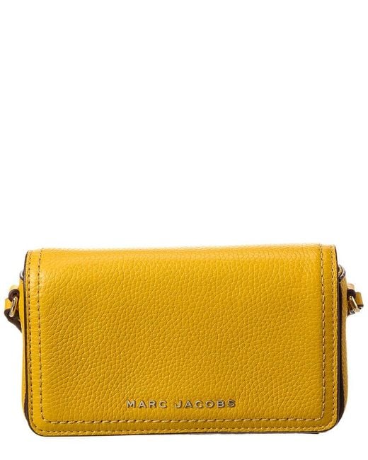 Marc Jacobs Yellow The Groove Leather Mini Bag