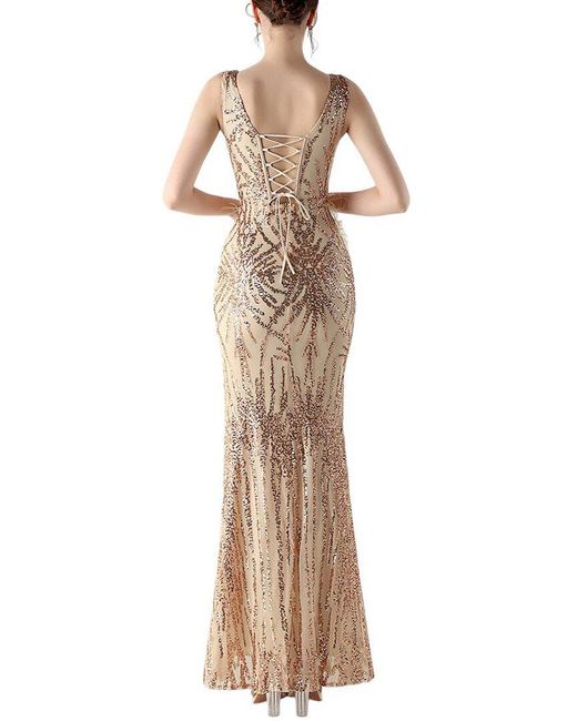 KALINNU Natural Maxi Dress