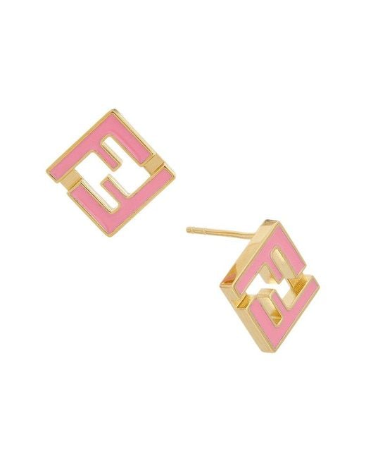 Fendi Pink Forever Earrings
