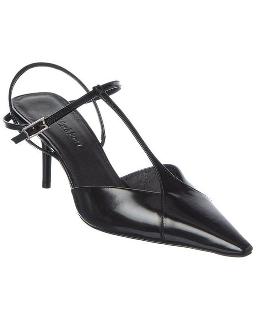 Max Mara Black Leather Pump