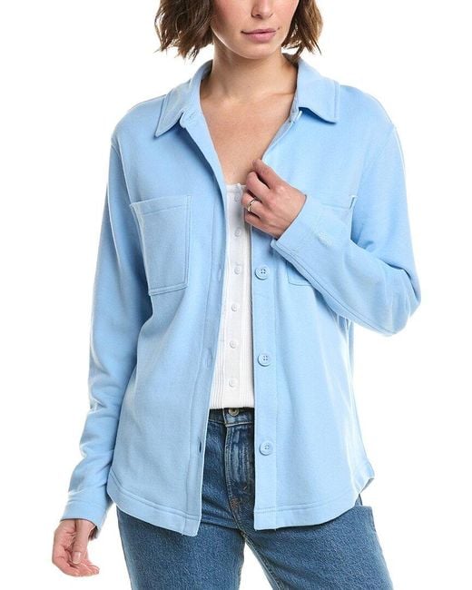 Tommy Bahama Blue Marina Del Mar Shirt Jacket