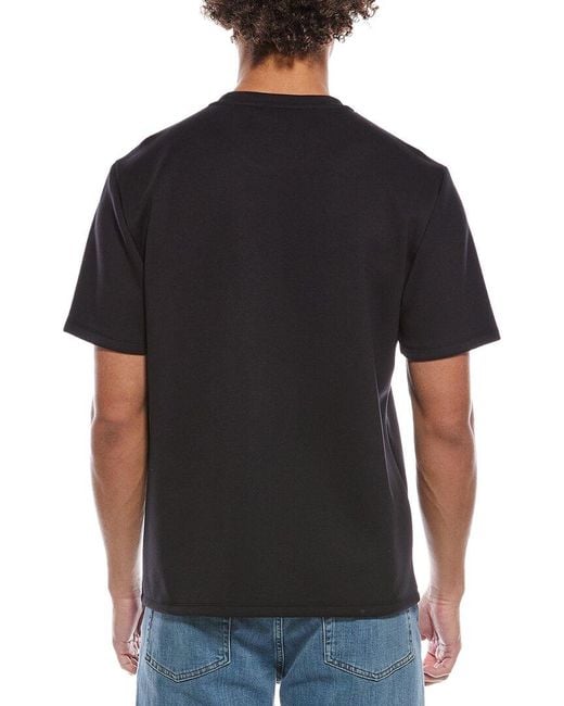 Tahari Black Interlock Scuba T-Shirt for men