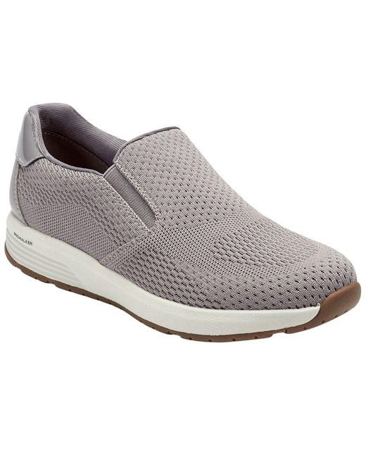 Rockport Gray Titan Leather Casual Sneaker