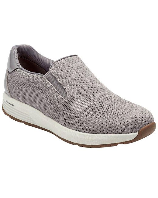 Rockport Gray Titan Leather Casual Sneaker