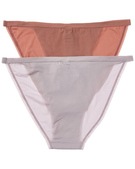 DKNY Pink 2pk Active Comfort String Bikini
