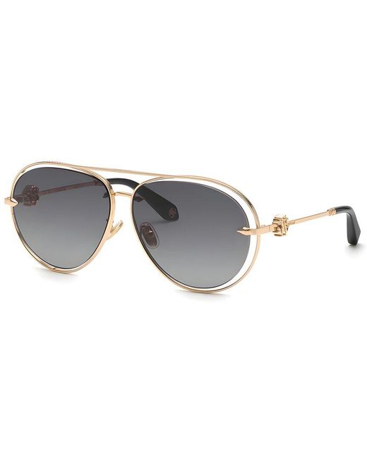 Roberto Cavalli Metallic 61Mm Sunglasses