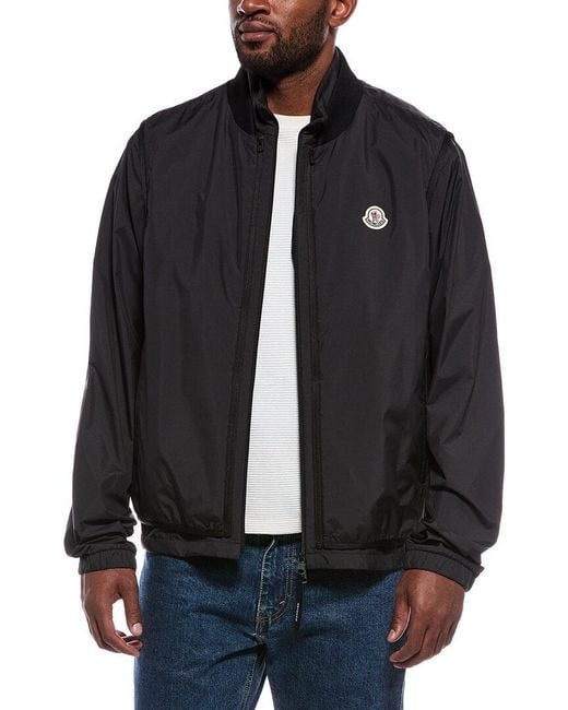 Moncler Black Rain Jacket for men