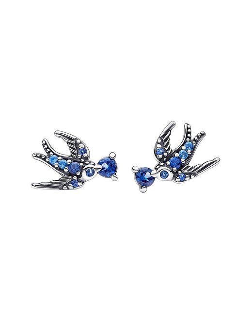 Pandora Blue Moments Stud Earrings