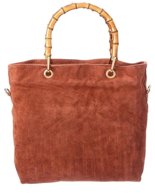 Isabella Rossetti Red Thea27 Leather Tote