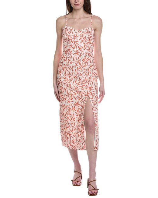 LOST AND WANDER Pink Enamour Maxi Dress