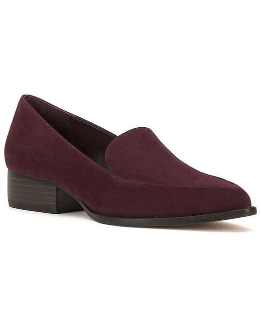 Vince Camuto Purple Becarda Suede Loafer