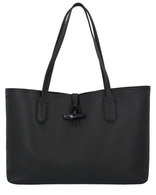 Longchamp Roseau Essential Shoulder Bag in Black Lyst