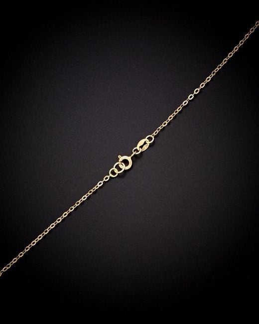 Italian Gold Black 14k Necklace