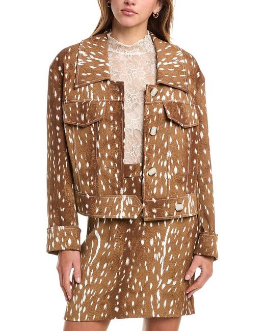 Diane von Furstenberg Brown Jaida Jacket