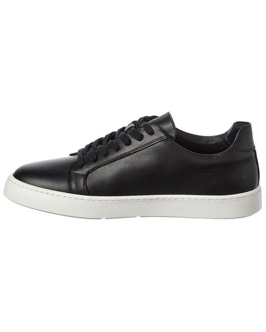 M by Bruno Magli Black Magnifico Leather Sneaker for men